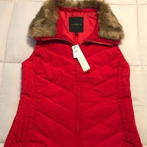 Talbots down puffer vest size X-Small NEW